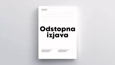 Odstopna izjava vzorec