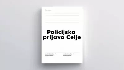 Policijska prijava Celje primer