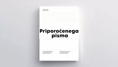 Primer priporočenega pisma