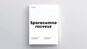 Vzorec sporazumne razveze