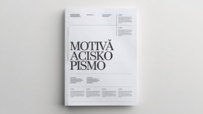 Primer motivacijskega pisma