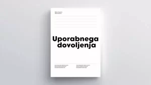 Vzorec uporabnega dovoljenja